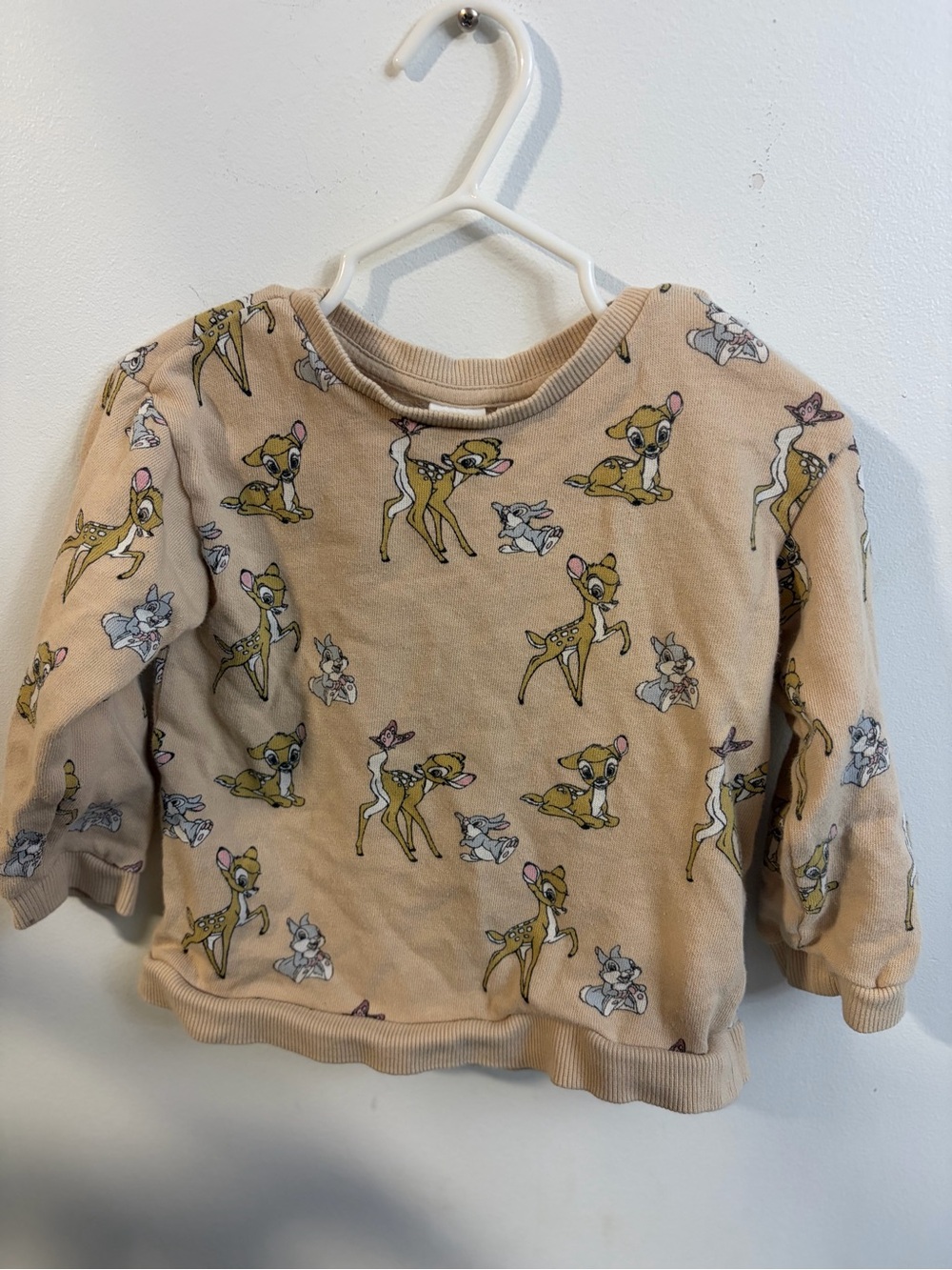 Disney Beige Bambi Longsleeve 18-24 months